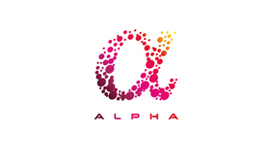 ALPHAのロゴ