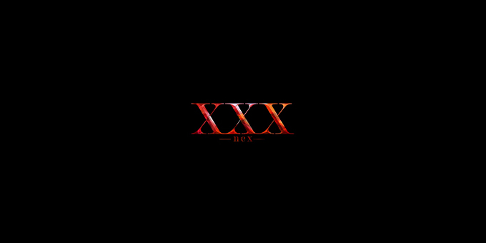 ミナミのホストクラブ「XXX -nex-」の求人宣伝。