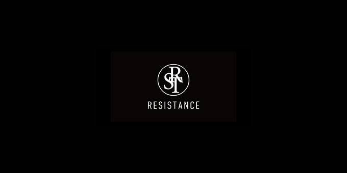 ミナミのホストクラブ「RESISTANCE」の求人宣伝。