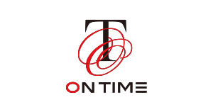 ON TIMEのロゴ