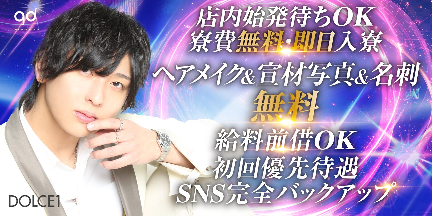 club DOLCE1の求人宣伝バナー