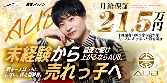 歌舞伎町のホストクラブ「AUB」の求人宣伝